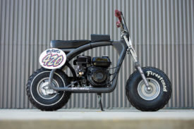 Cheap thrills: Racing custom Coleman mini bikes with Icon | Bike EXIF