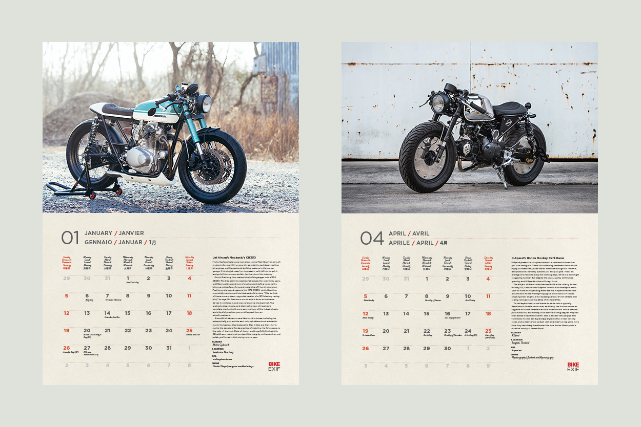 The 2020 edition of the world's most popular motorcycle calendar is now on sale.