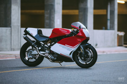 Ducati 900 SS with 1100 DS engine and carbon bodywork by Championship Cycles