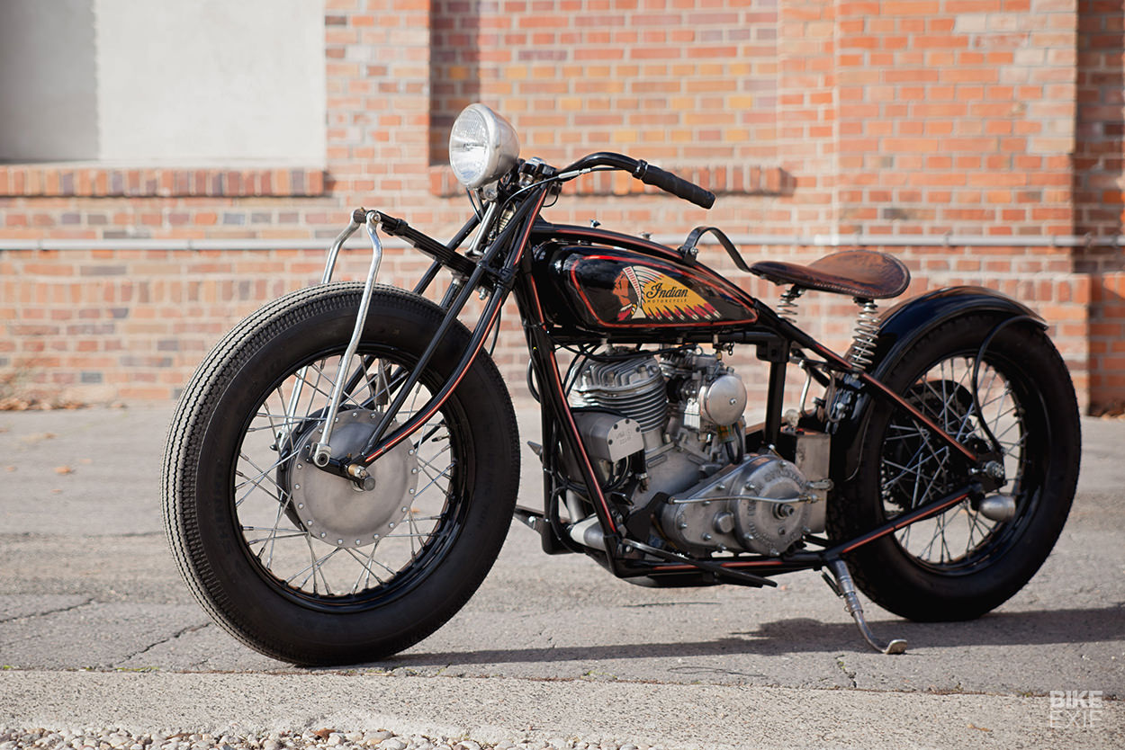 Indian Scout 101 restomod by Herzbube Motorcycles