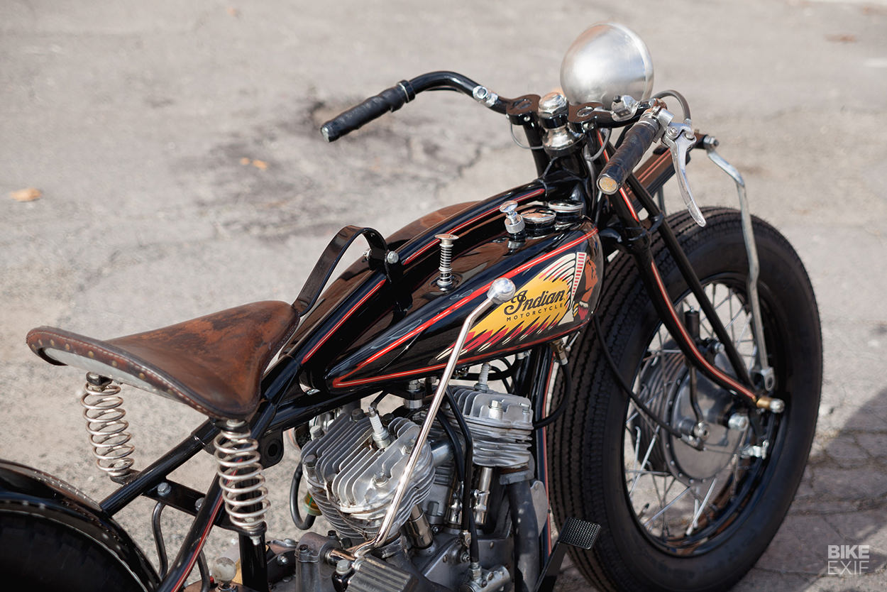 Indian Scout 101 restomod by Herzbube Motorcycles