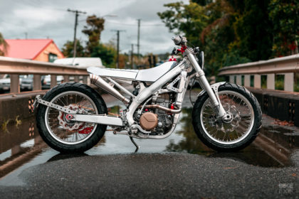 Silver Surfer: A Honda CRF450X street tracker from Black Cycles