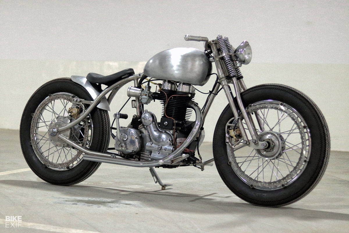 Master of metal: Royal Enfield Electra 350 by J&D Custom | Bike EXIF