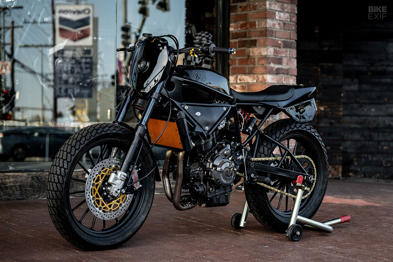 A street tracker with race-tuned Yamaha MT-07 power from Deus