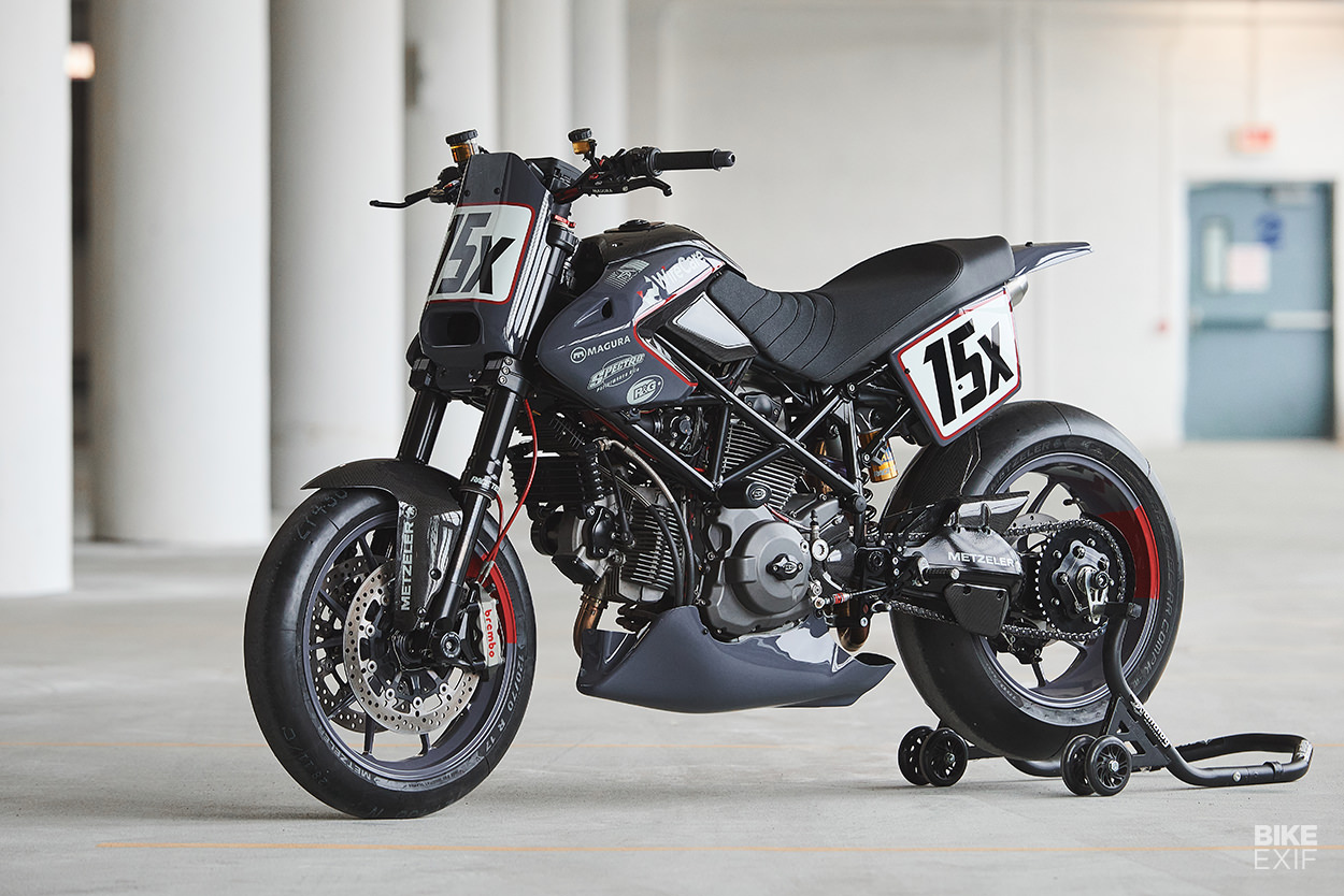 Ducati Hypermotard 796 race bike by Analog Motorcycles