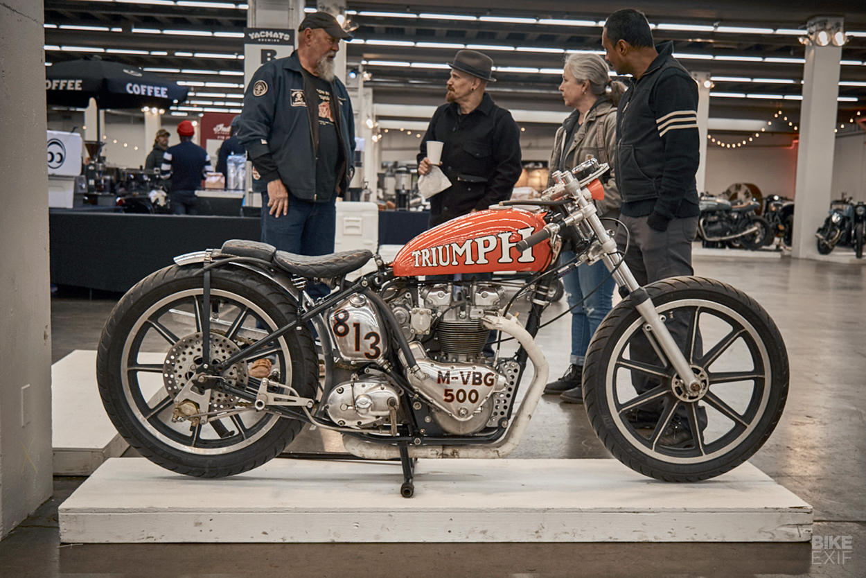 Triumph 500 twin by Mangold Motorworks at the 2020 One Motorcycle Show