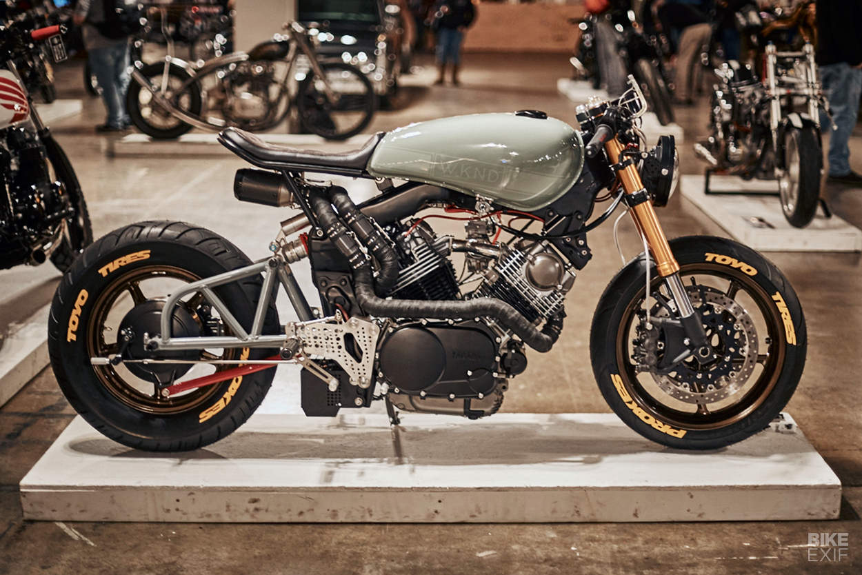 Yamaha XV750 by WKND Studios x de stijl moto at the 2020 One Motorcycle Show