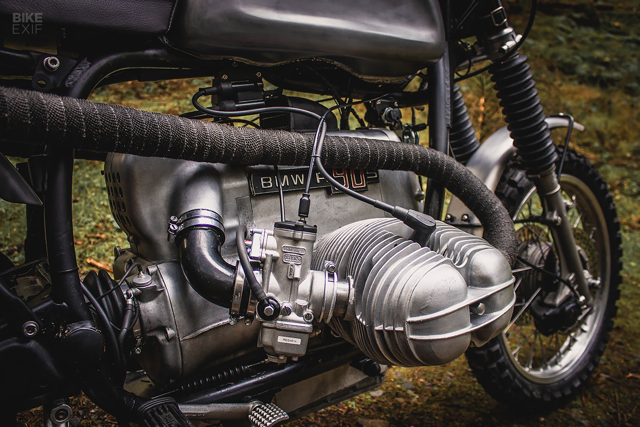 1976 BMW R90S converted into an enduro