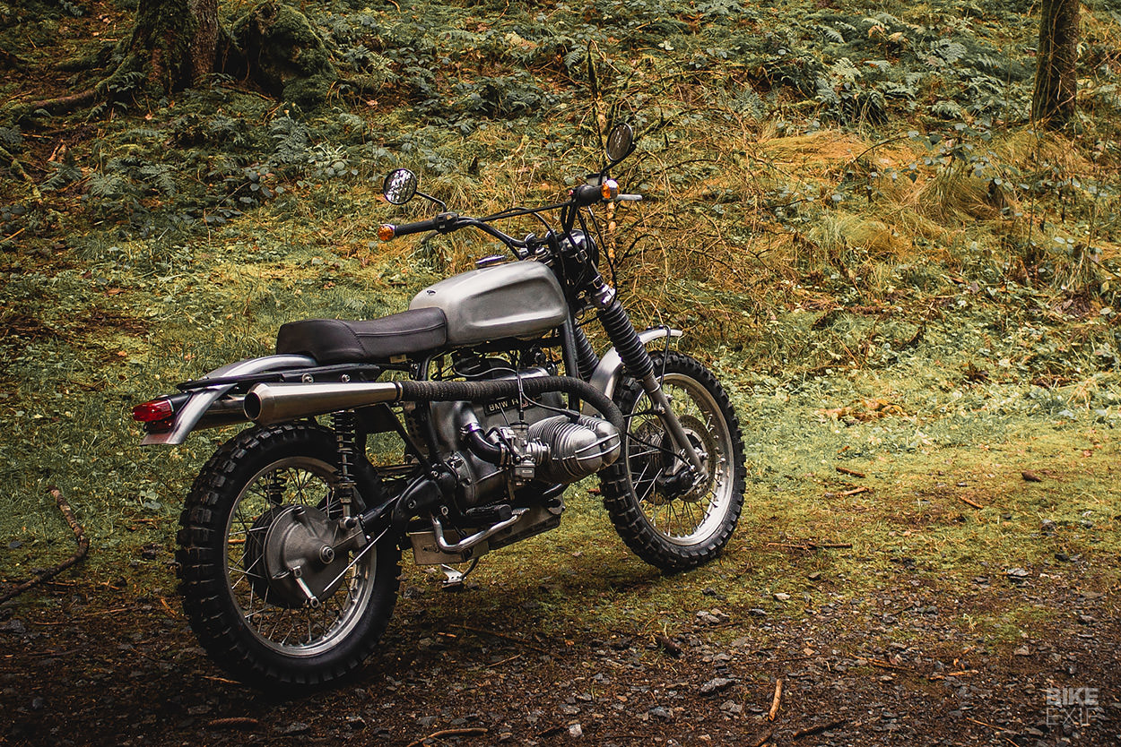 1976 BMW R90S converted into an enduro