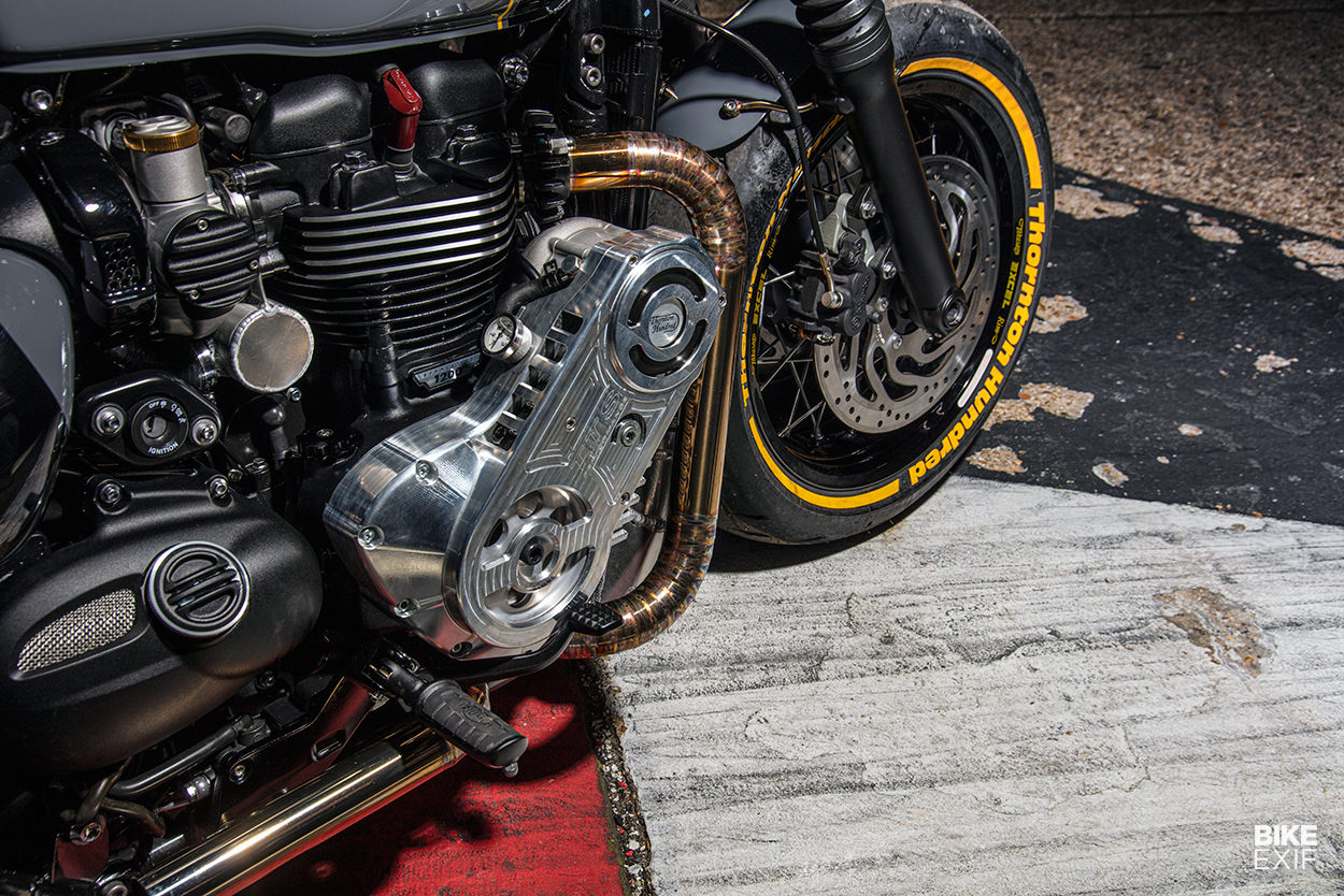 Supercharged Triumph Bobber by Thornton Hundred Motorcycles 