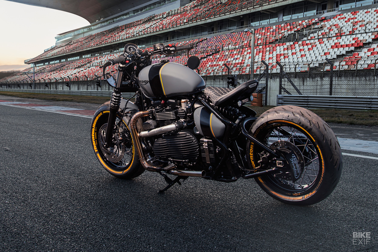 Supercharged Triumph Bobber by Thornton Hundred Motorcycles 