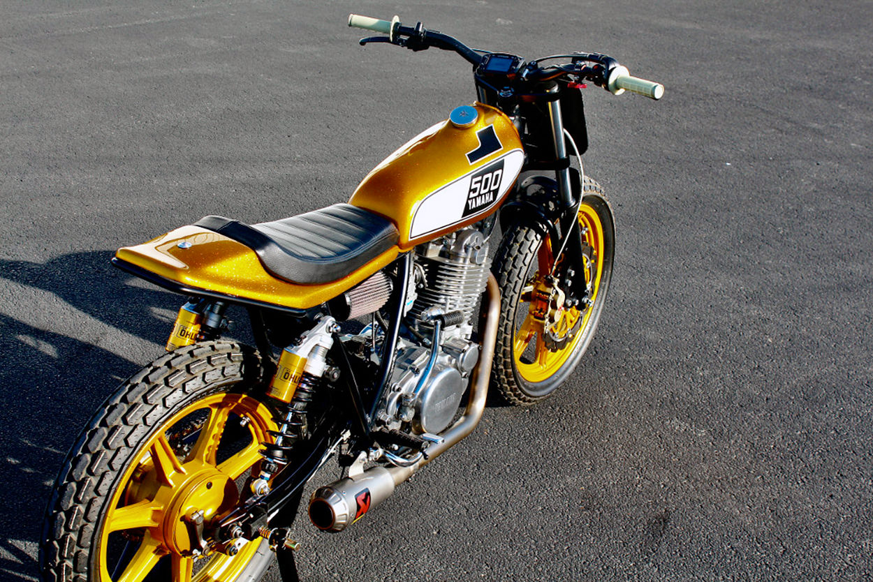 Yamaha SR500 street tracker by Dubstyle Designs