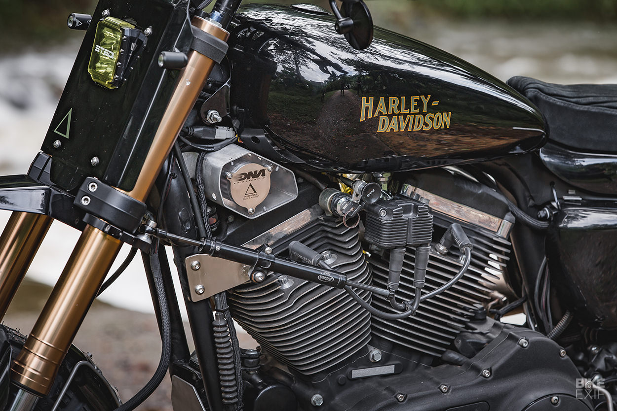 Harley Sportster dual-sport conversion by Purpose Built Moto