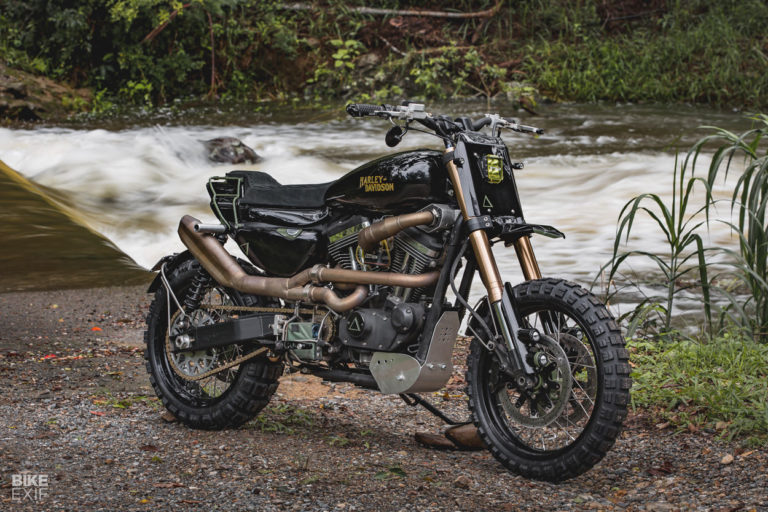 Purpose Built Moto turns the Sportster into a dual sport | Bike EXIF