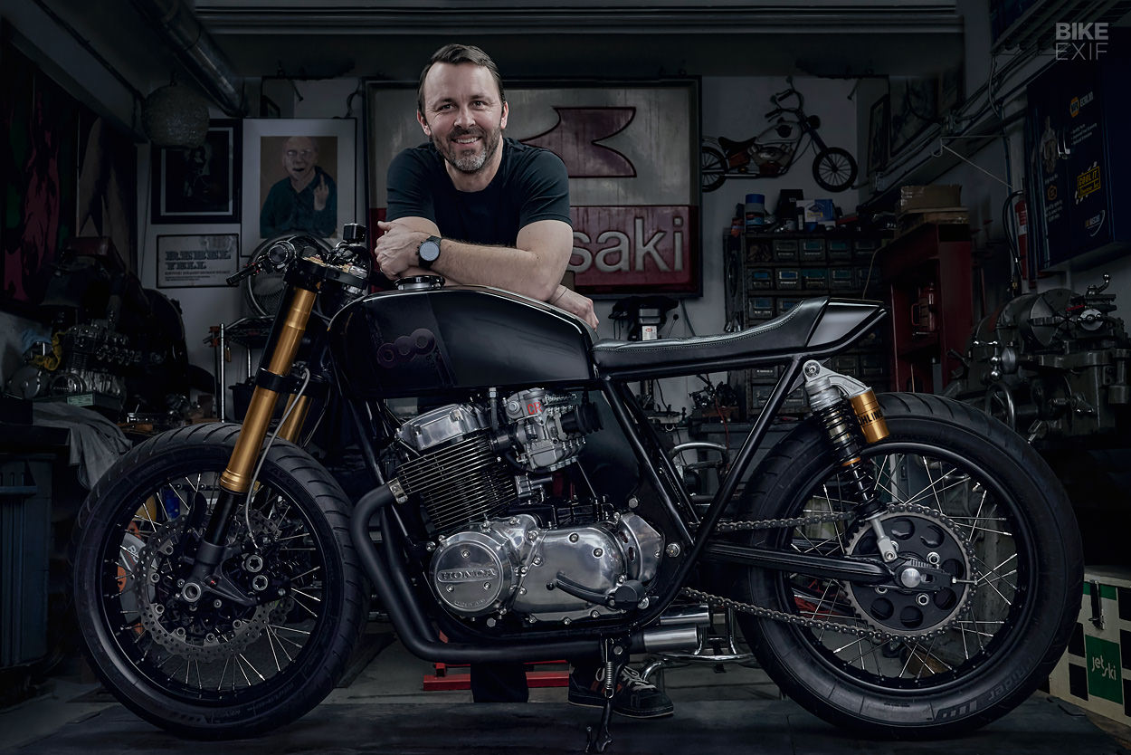 A CEO took a sabbatical to build this Honda CB750 cafe racer motorbike/