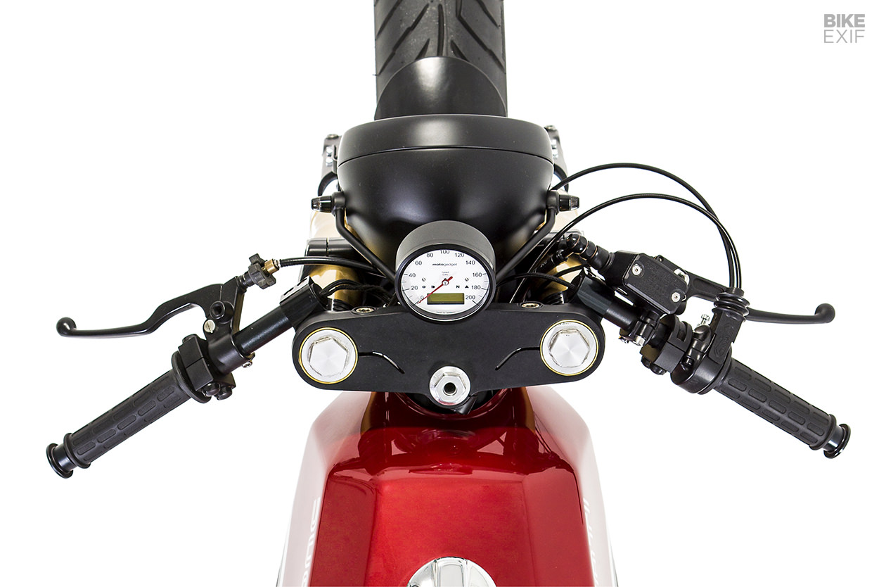 A Ducati 600SL Pantah customized for a car designer