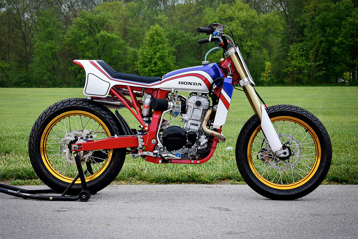 Honda XR650R tracker by Parr Motorcycles 