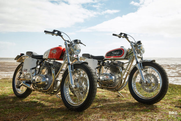 New BSA street tracker motorcycles from Atelier Chatokhine