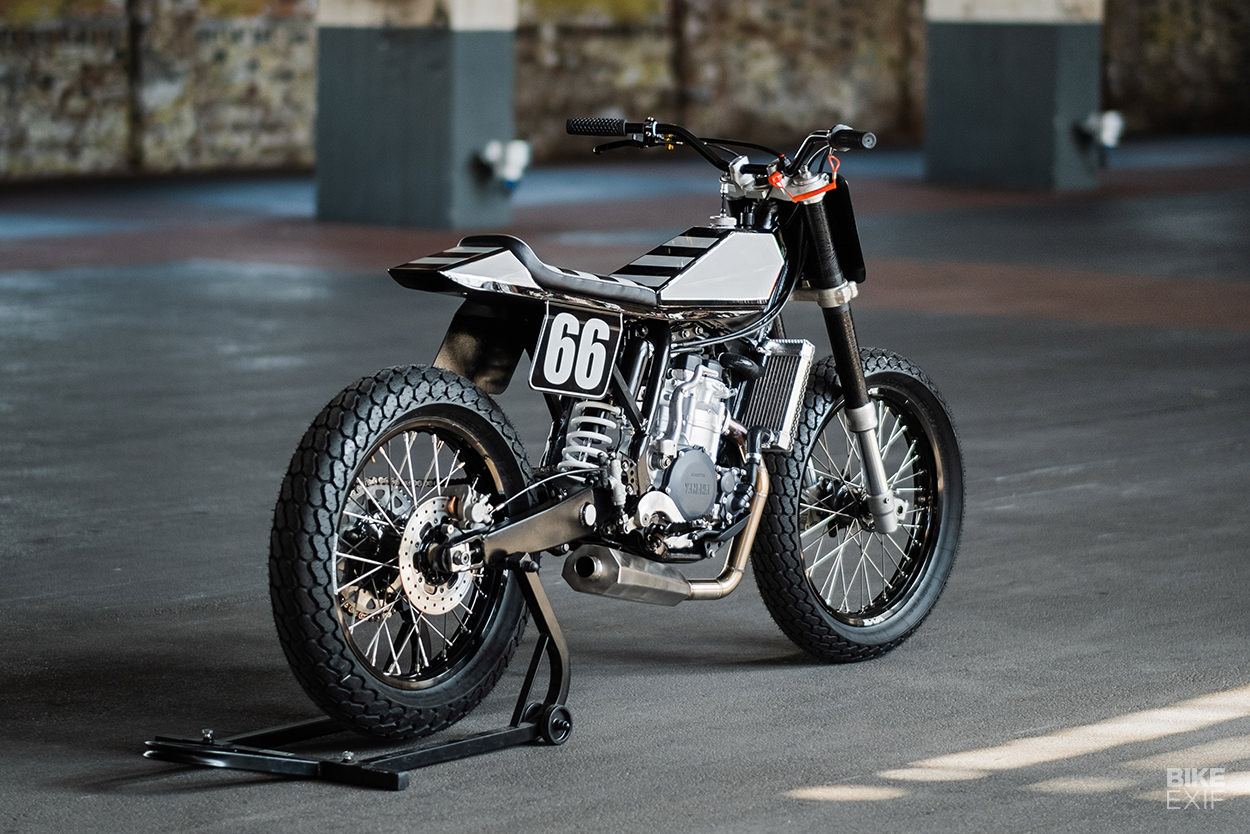 Yamaha WR400 flat tracker by AMP Motorcycles