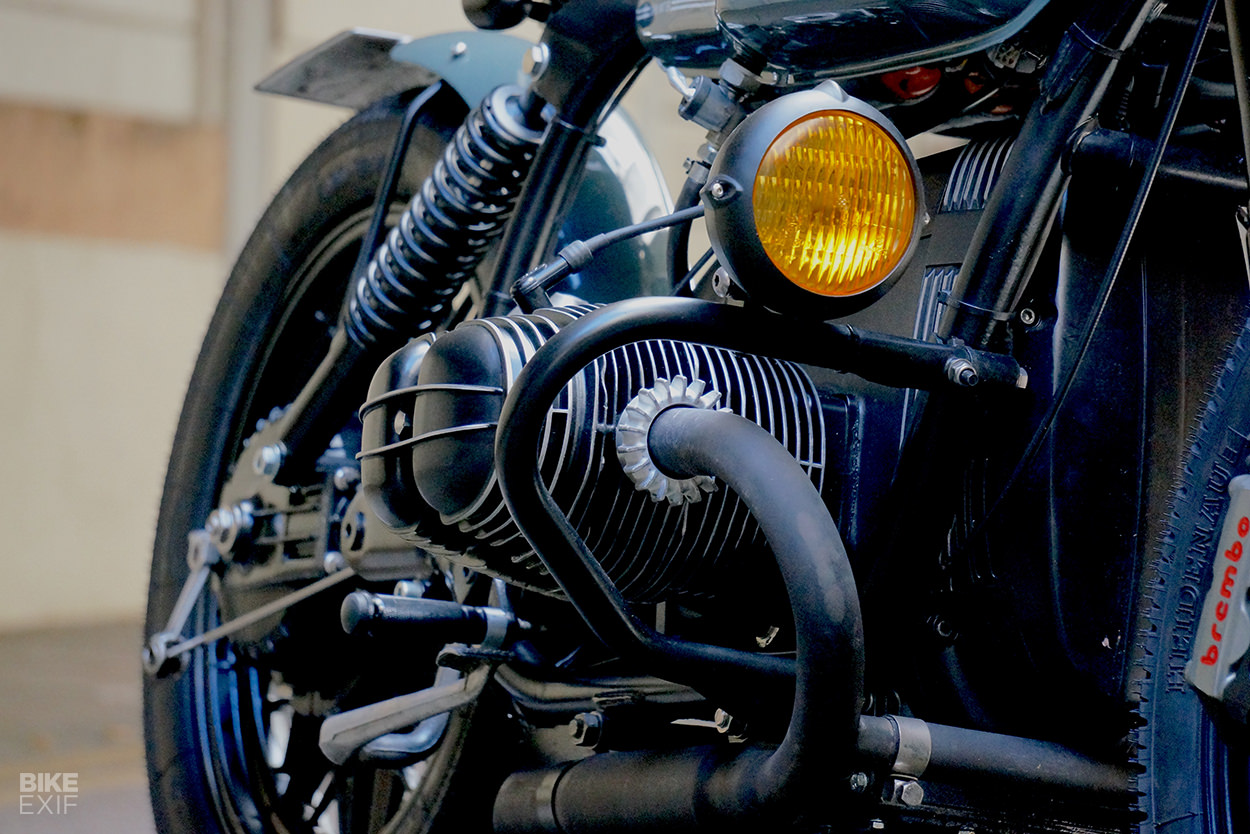 Dark Matter: A blacked-out, bobber-style BMW R80 from Untitled