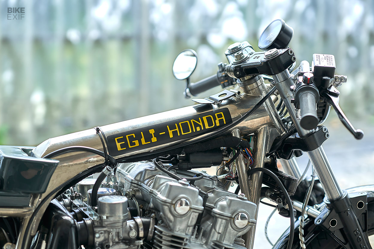 A 1982 Honda Egli returns to the factory for restoration