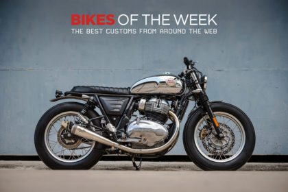 The best cafe racers, custom BMWs and restomods from around the web