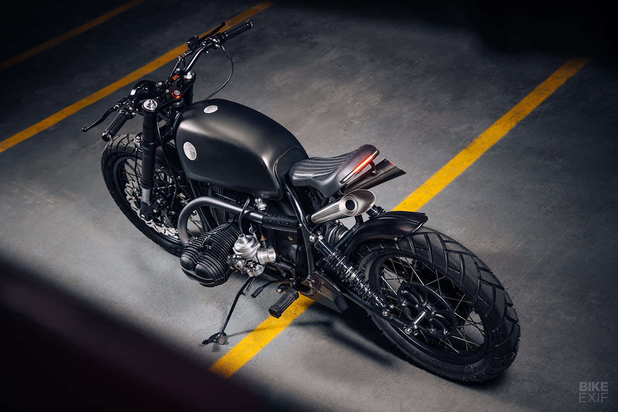 Custom BMW motorcycle built for the Chicago photographer Trashhand