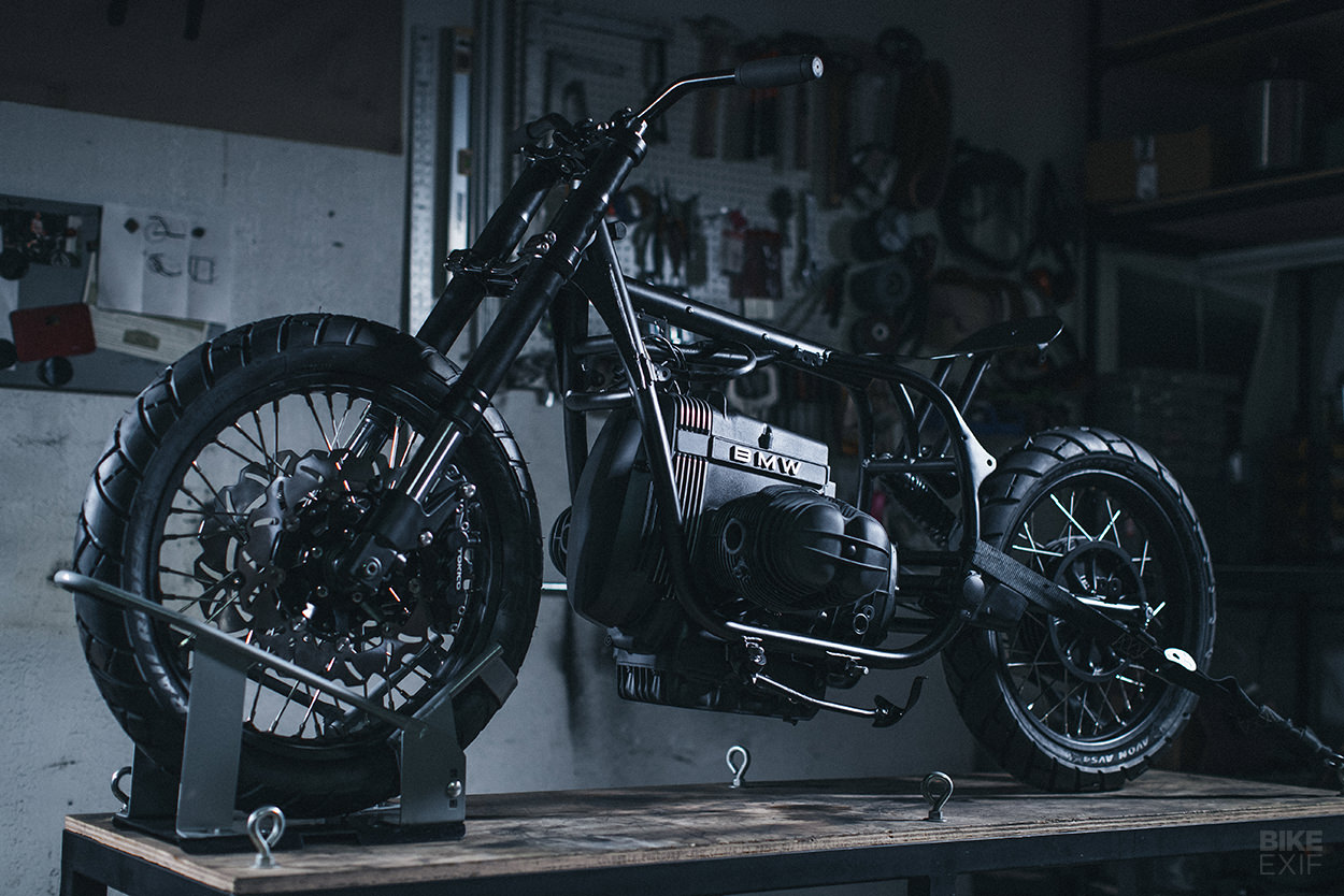 Custom BMW motorcycle built for the Chicago photographer Trashhand