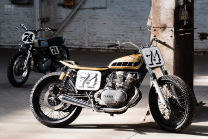Yamaha SR500 and XS500 customs by Hombrese Bikes