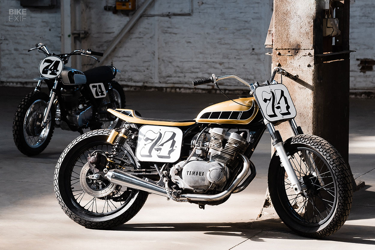 Yamaha XS500 and SR500 customs by Hombrese Bikes