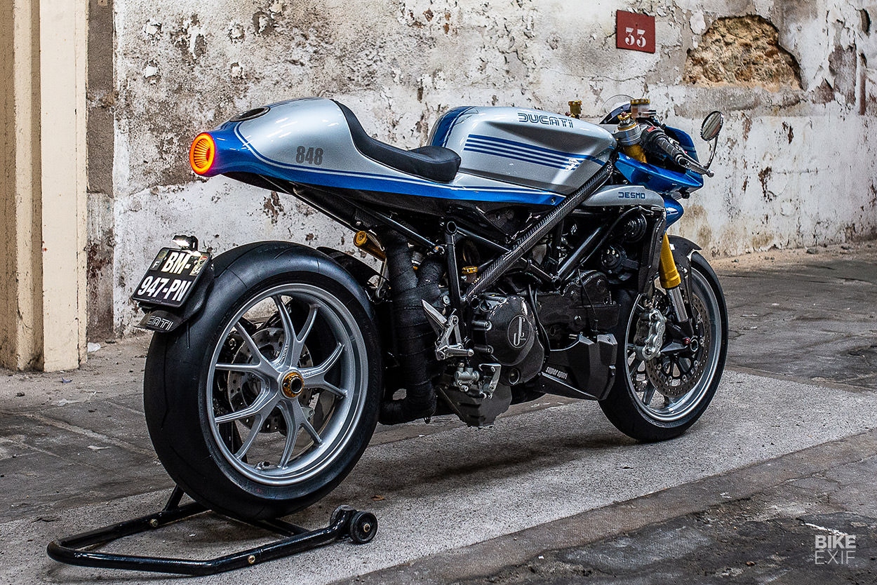 Ducati 848 cafe racer by JC Racing