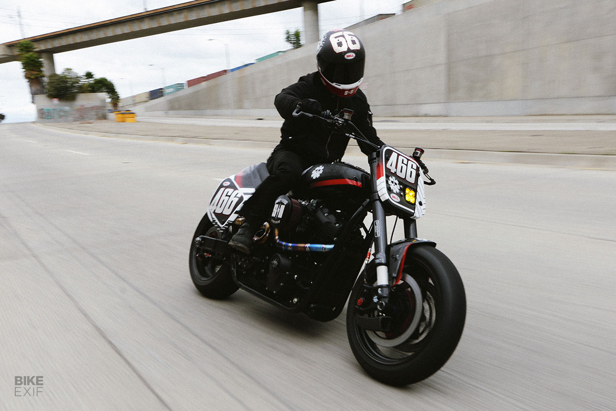 Harley-Davidson Softail street tracker by SMCO
