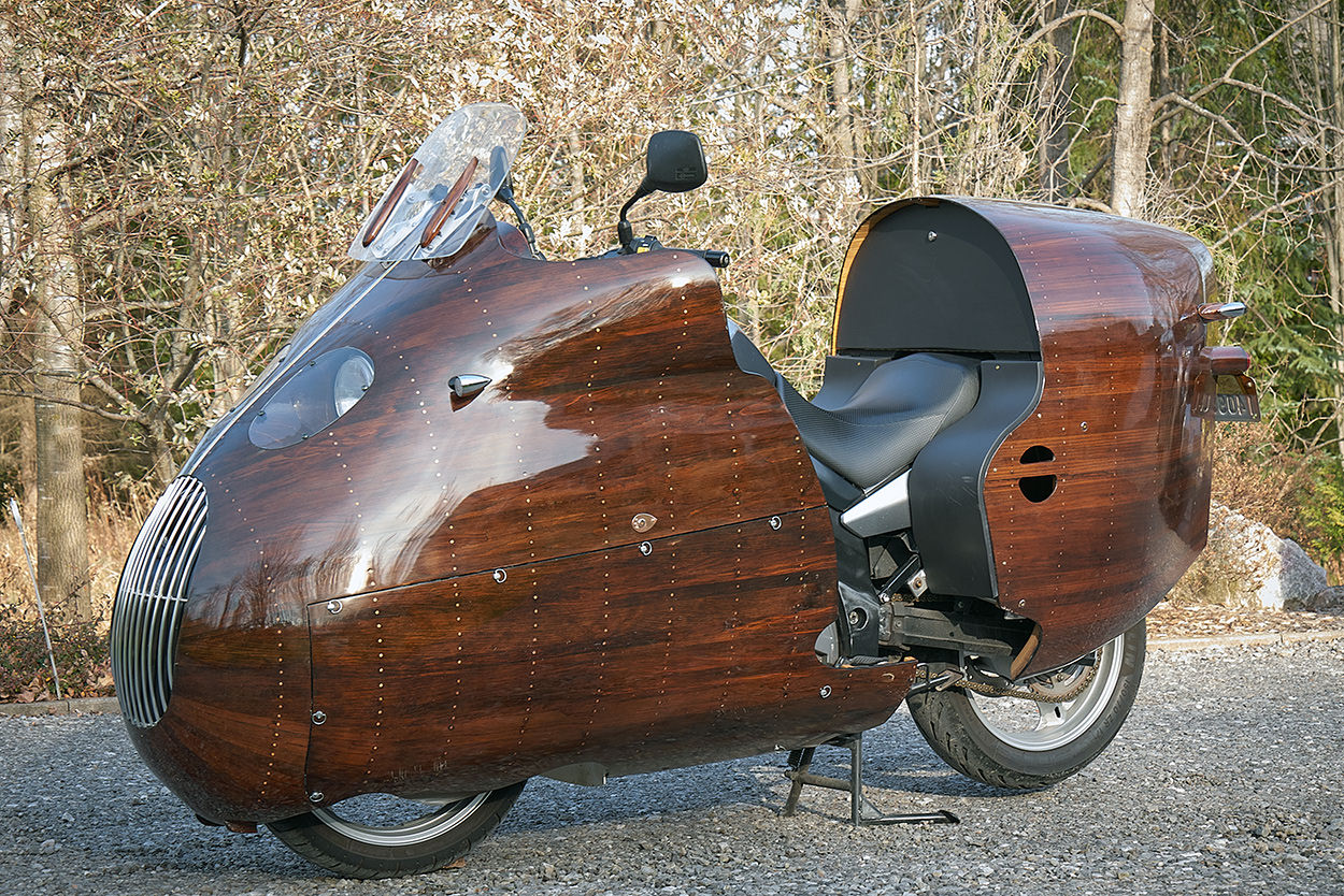 Wooden custom Suzuki V-Strom