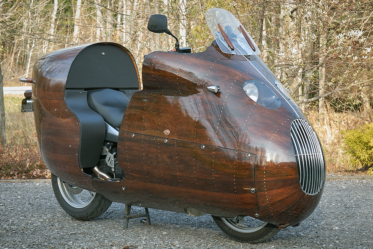 Wooden custom Suzuki V-Strom