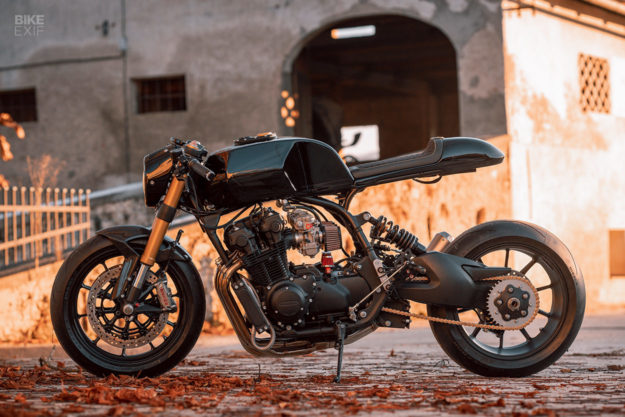 Black Swan: A hot-rodded Honda CB900 with Ducati parts | Bike EXIF