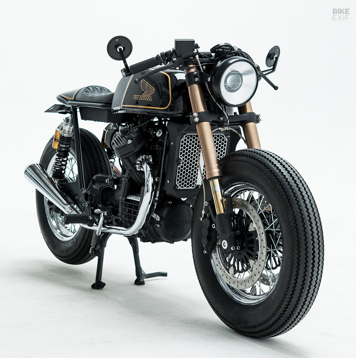 Honda CX500 cafe racer by Invader Cycle Company