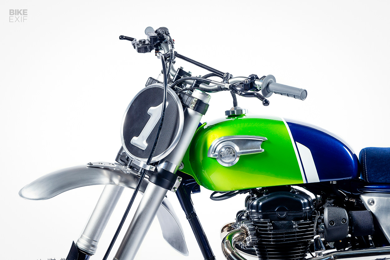 Kawasaki W800 vintage motocross bike by MRS Oficina
