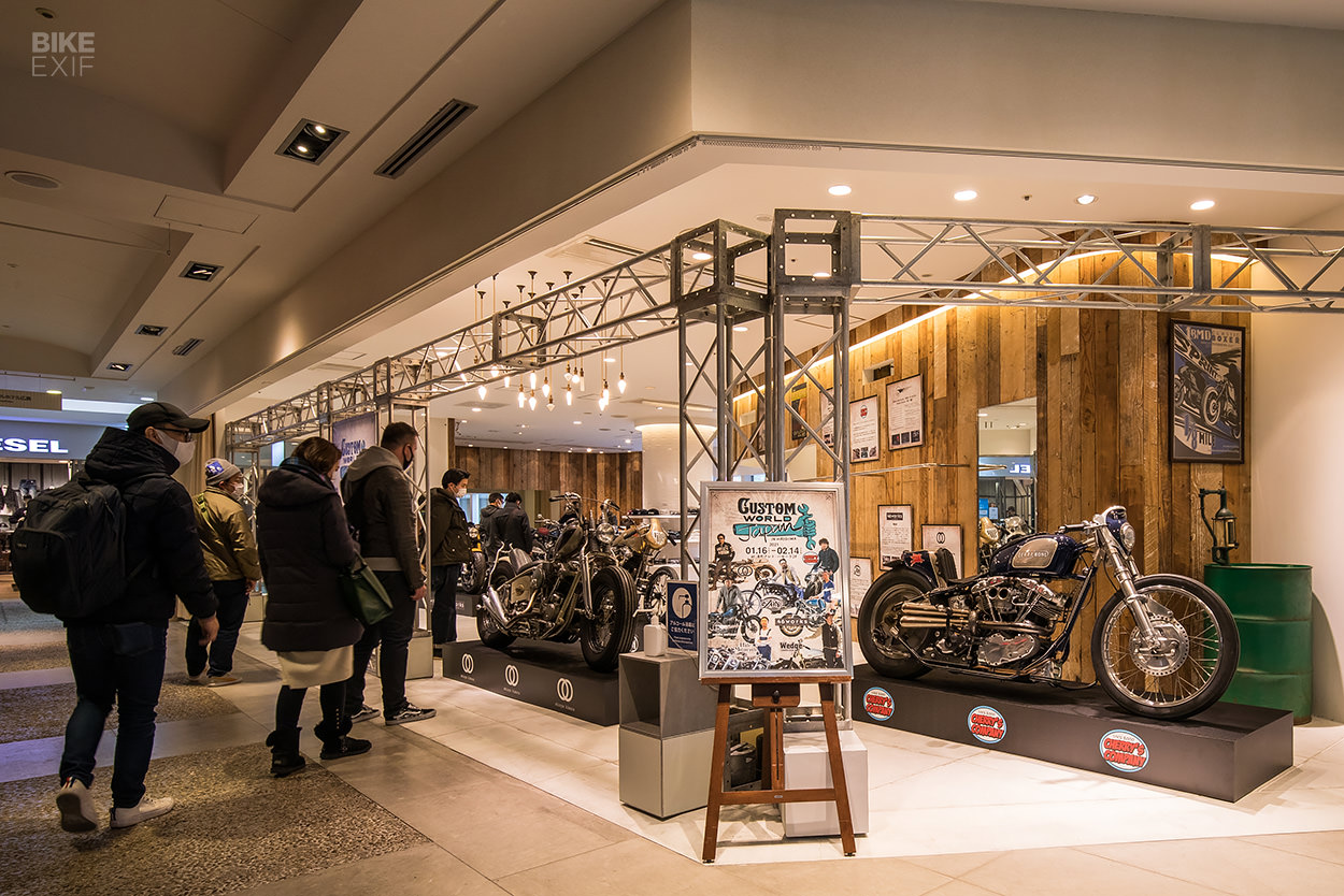 Custom World Japan motorcycle show
