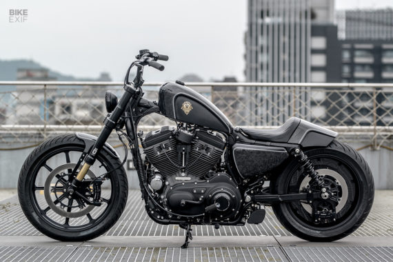 Obsidian Fighter: A Frisco-ed Sportster from Rough Crafts | Bike EXIF