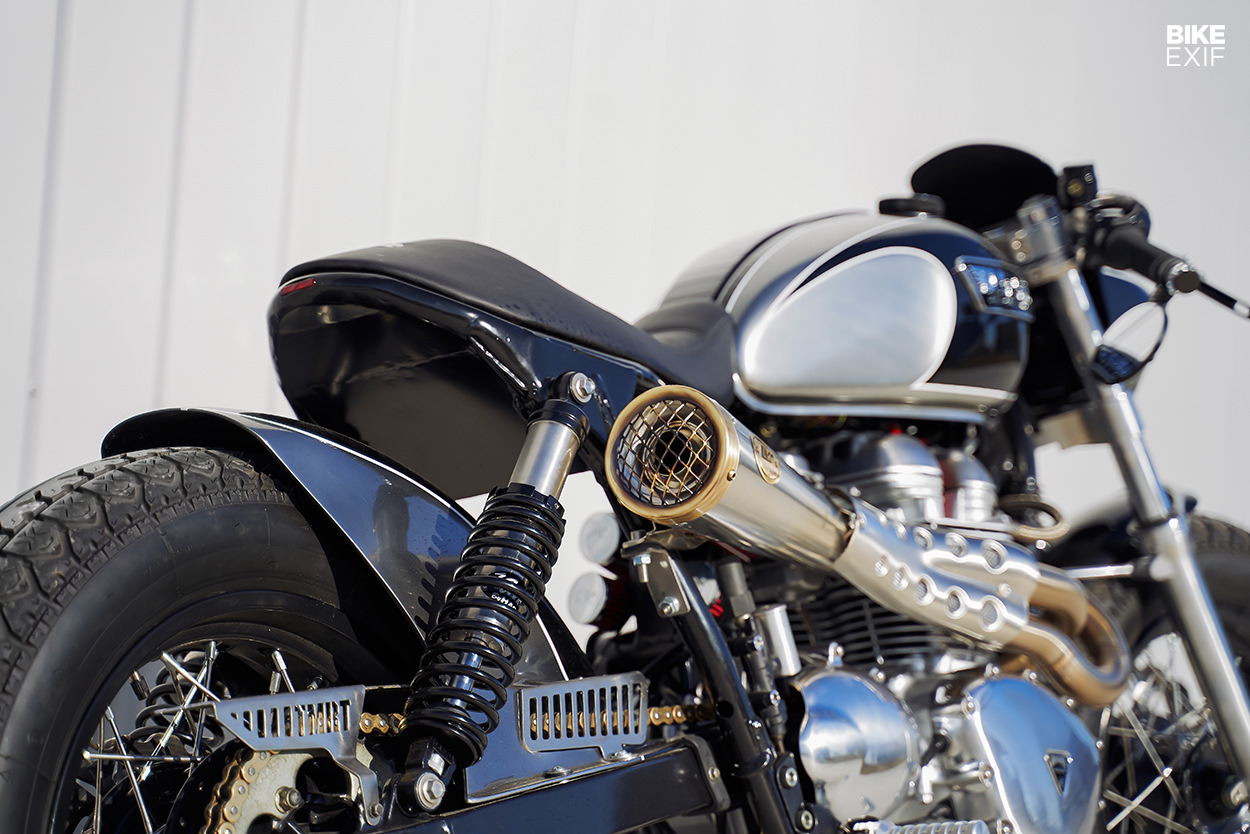 Rent or win this Triumph Bonneville cafe racer from Tamarit