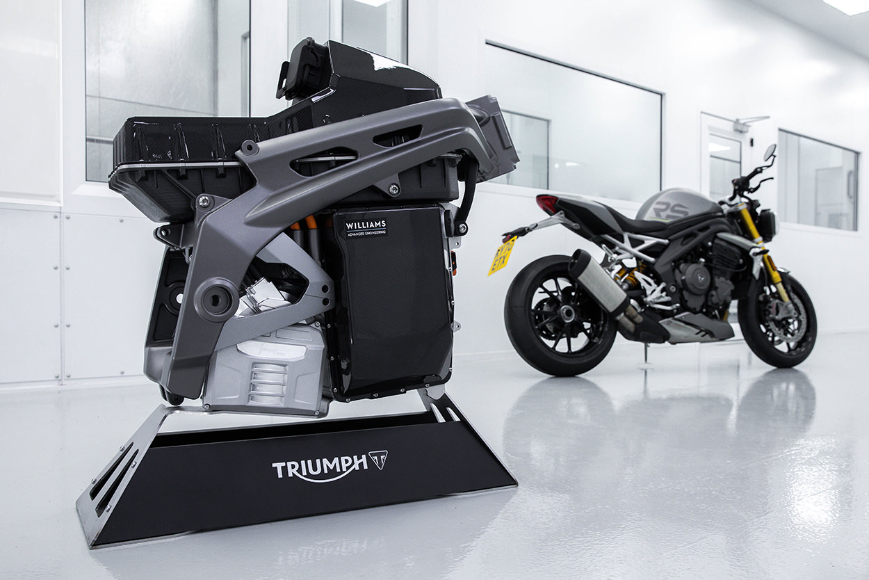 Triumph TE-1 electric motorcycle prototype