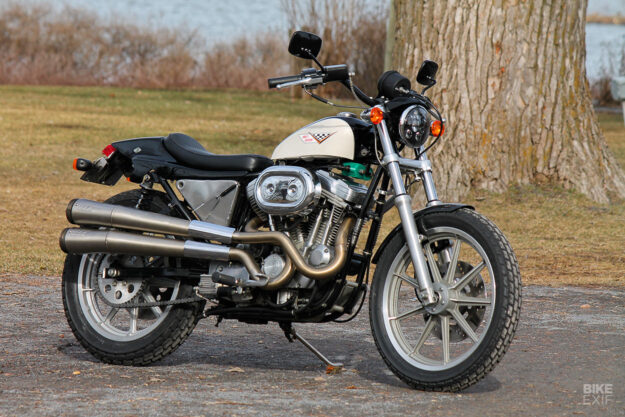 Street legal custom Harley-Davidson XR750 tracker