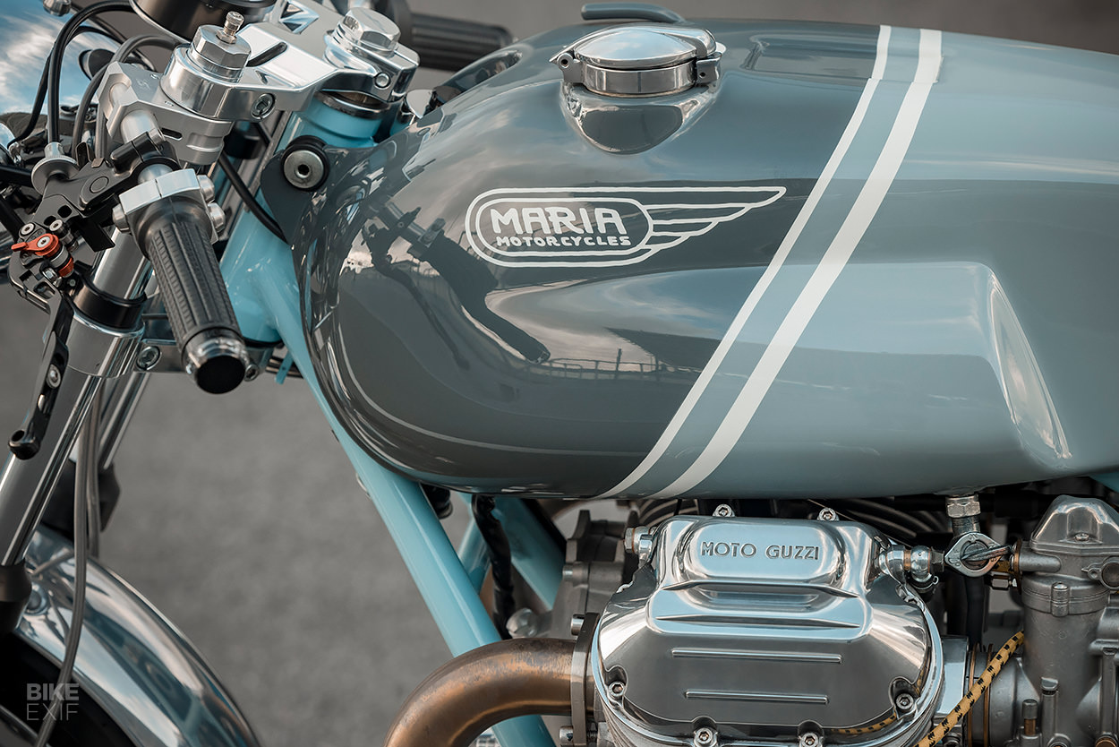 Custom Moto Guzzi Le Mans cafe racer by Maria Motorcycles