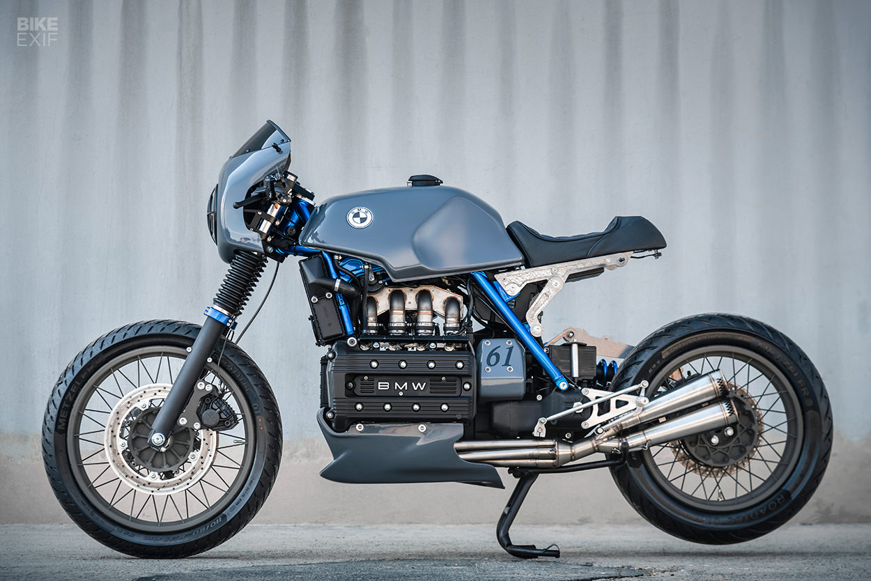 BMW K100 exhasut collector 4to1 30 ° CAFE RACER Scrambler Project