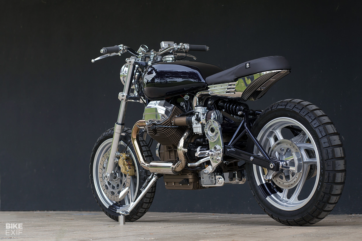 Moto Guzzi 1100 Sport street tracker by Foundry Motorcycle
