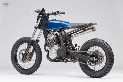 Earthly Delight: A minimalist Honda NX650 from Slovakia | Bike EXIF