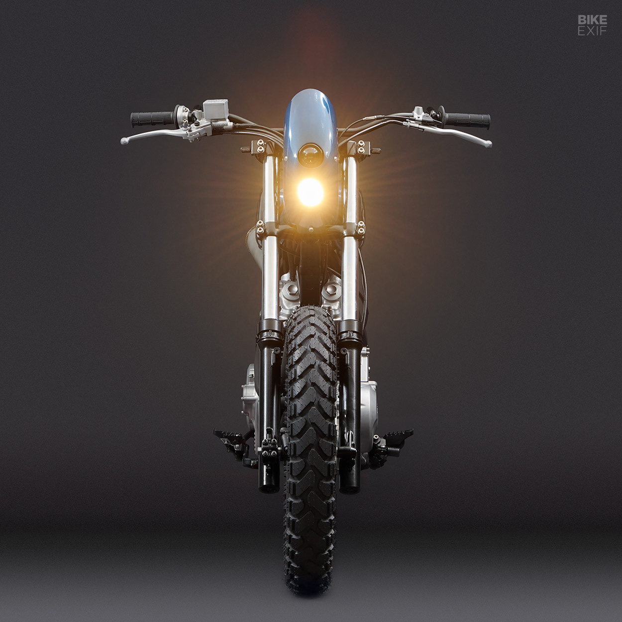 Honda NX650 Dominator scrambler by Earth Motorcycles