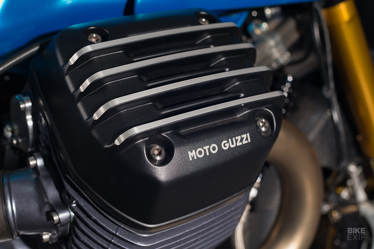 Custom 1,700cc Moto Guzzi cafe racer by Guzzi Motobox