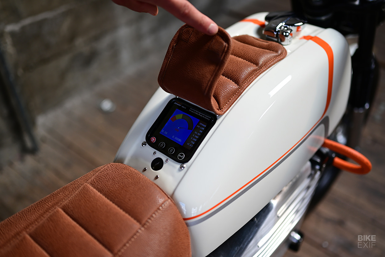 Honda CB200 electric conversion by Omega Motors