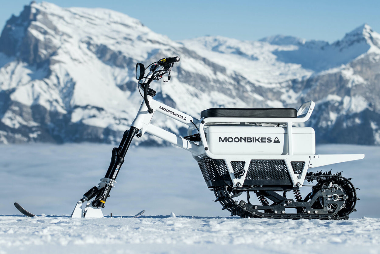 MoonBikes electric snow bike